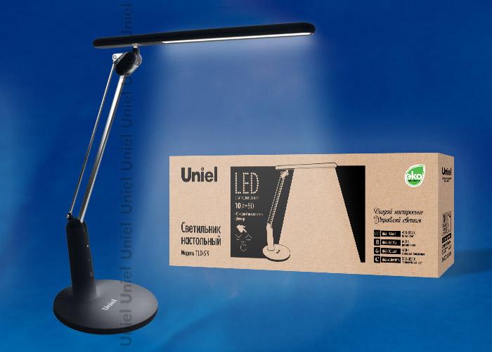 Настольная лампа Uniel TLD-519 Black/LED/800Lm/2700-6400K/Dimmer