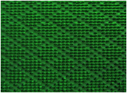 Щетинистое покрытие Альфа-стиль Ромб 0.9 x 1,5м 263 Зелёный