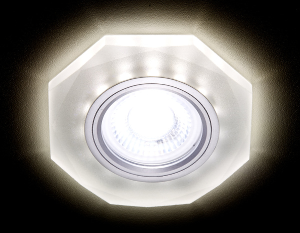 Встраиваемый светодиодный светильник Ambrella S213 WH LED WHITE