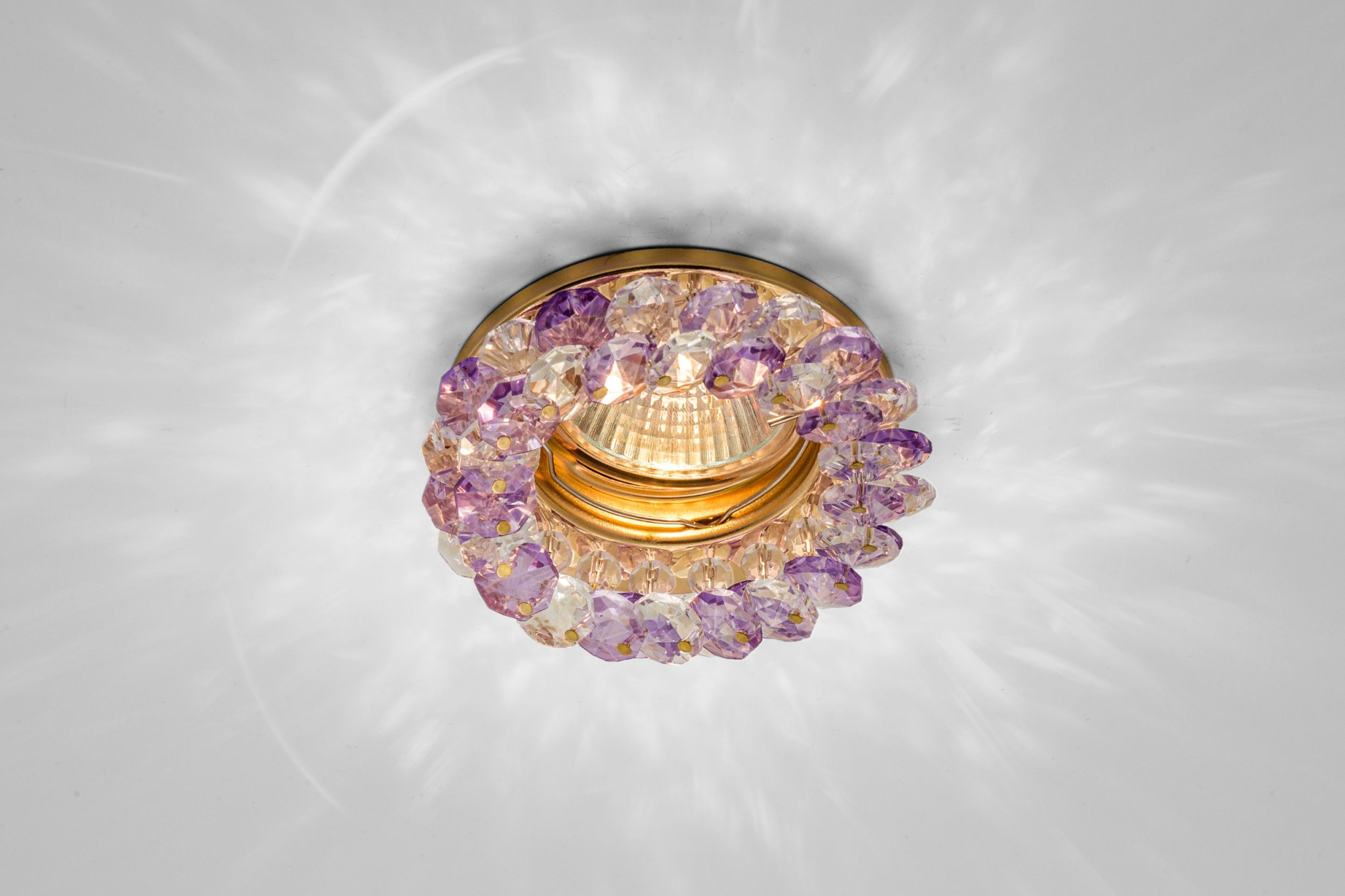 Встраиваемый светильник Crystal 53 Purple Max Light