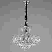 Хрустальная люстра Eurosvet Crystal 10080/6 хром/прозрачный хрусталь Strotskis