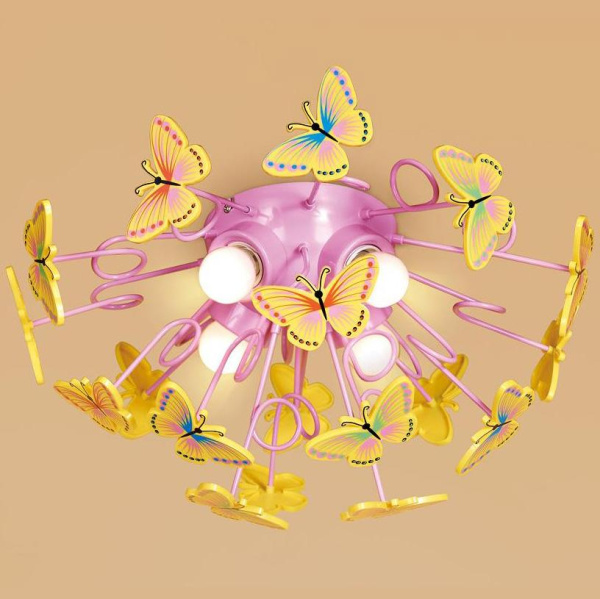 Потолочная люстра для детской Citilux Бабочки CL603142